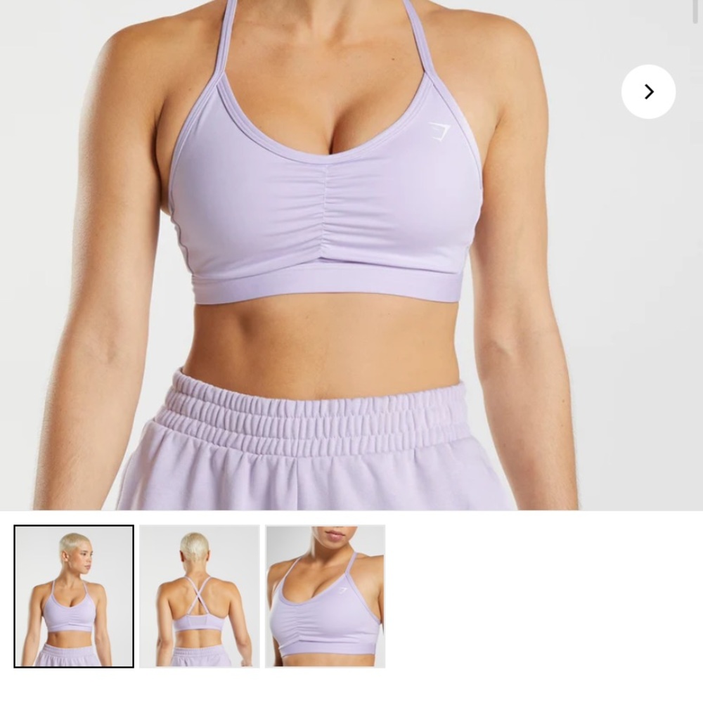 Gymshark ruched sports bra - Picture 1 of 3